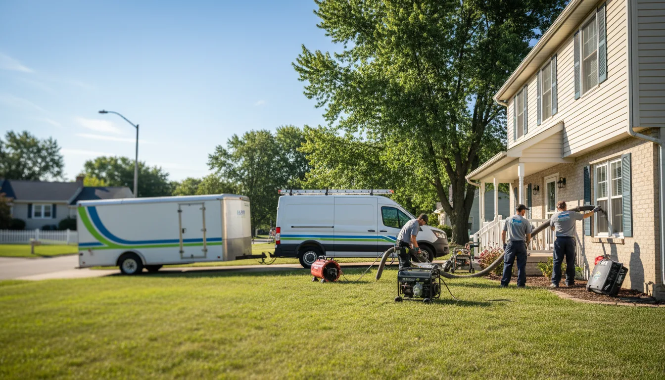 Flooded Basement Restoration And Cleanup With Repair in Elkhart Lake, WI near me